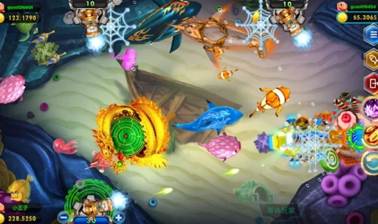 Giao diện chơi Bắn Cá Vua Hải Tặc tại EV88